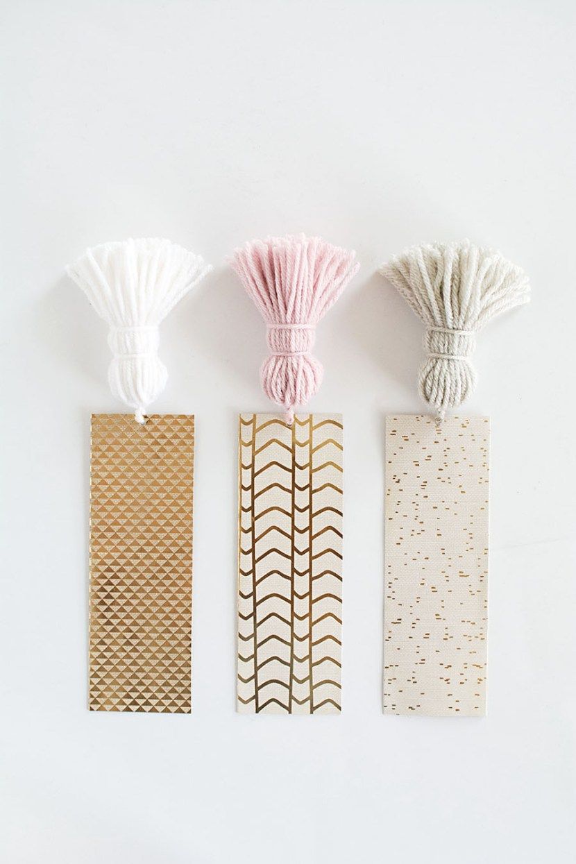DIY Tassel Bookmarks - Pottery Barn - DIY Tassel Bookmarks - Pottery Barn -   14 diy Paper bookmarks ideas