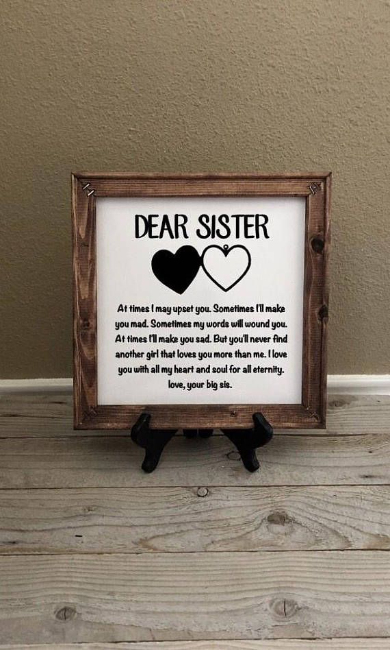 Reverse Canvas, Gift for Sister, Birthday Gifts, Wedding Gift, Christmas Gifts, Little Sister, Gifts for Her, Big Sister, Sister Gifts, Wall - Reverse Canvas, Gift for Sister, Birthday Gifts, Wedding Gift, Christmas Gifts, Little Sister, Gifts for Her, Big Sister, Sister Gifts, Wall -   14 diy Presents for sister ideas