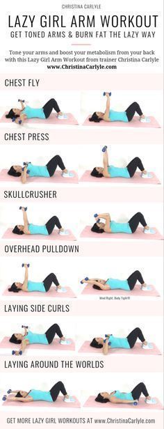 Lazy Girl Arm Workout for Tight Toned Arms the Easy Way - Lazy Girl Arm Workout for Tight Toned Arms the Easy Way -   14 easy fitness Challenge ideas