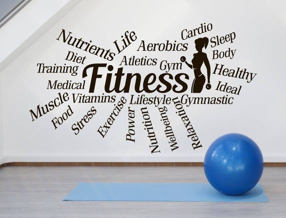 Sports Gym Words Motivational Wall Decal Fitness Health Wall Decals Fitness Club Vinyl Stickers Sport Workout Poster Inspirational C635 - Sports Gym Words Motivational Wall Decal Fitness Health Wall Decals Fitness Club Vinyl Stickers Sport Workout Poster Inspirational C635 -   14 fitness Poster health ideas