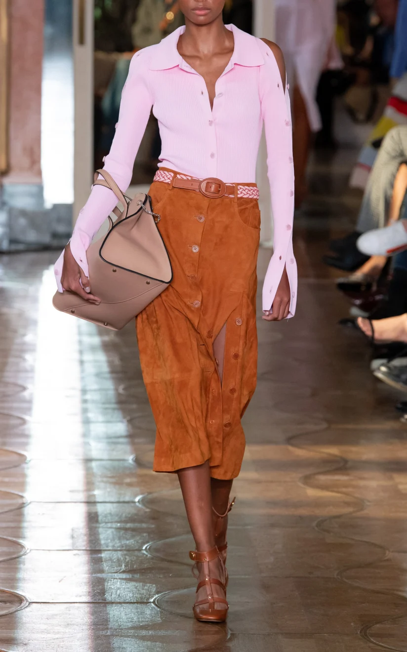 Westwind Button-Detailed Suede Midi Skirt by Altuzarra | Moda Operandi - Westwind Button-Detailed Suede Midi Skirt by Altuzarra | Moda Operandi -   14 sheek style Chic ideas