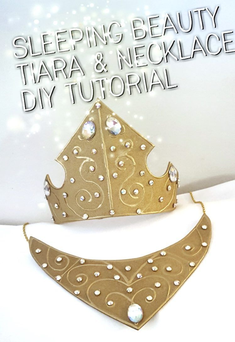 DIY Sleeping Beauty Crown and Necklace | Mommy of a Princess by Kayla Peloquin - DIY Sleeping Beauty Crown and Necklace | Mommy of a Princess by Kayla Peloquin -   14 sleeping beauty DIY ideas
