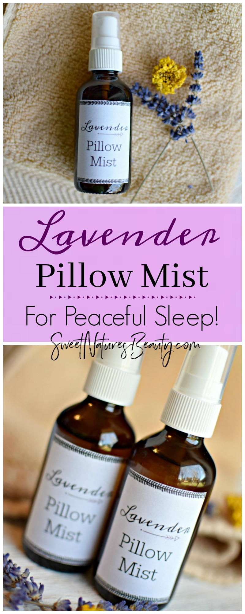 DIY Lavender Pillow Mist - For Peaceful Sleep! – Sweet Nature's Beauty - DIY Lavender Pillow Mist - For Peaceful Sleep! – Sweet Nature's Beauty -   14 sleeping beauty DIY ideas