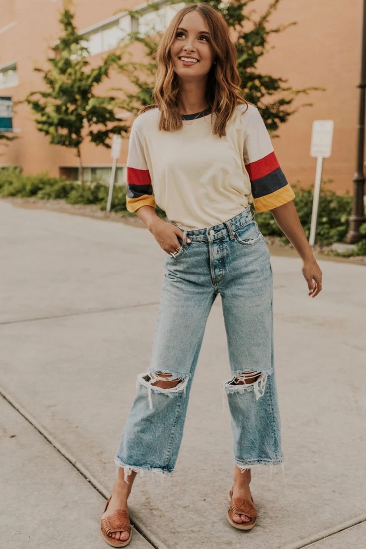 Camp Collection Cropped Charlie Tee - Camp Collection Cropped Charlie Tee -   14 style Inspiration mom ideas