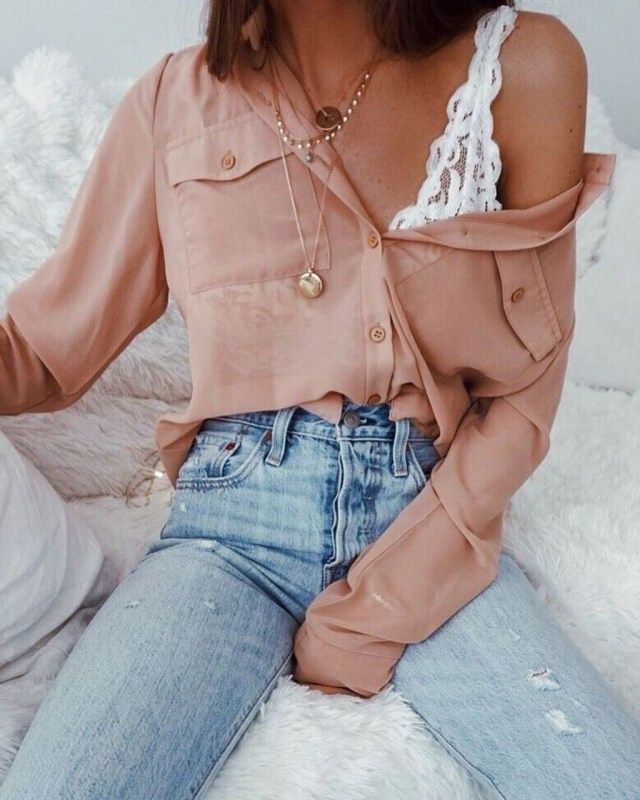 5 Ways to Style A Button Down Shirt | Thrifted & Taylor'd - 5 Ways to Style A Button Down Shirt | Thrifted & Taylor'd -   15 beauty Fashion clothing ideas