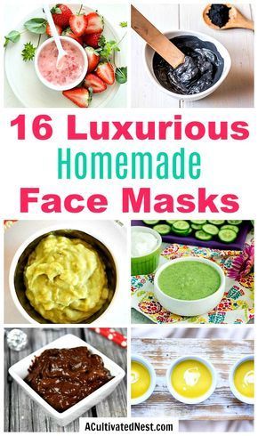 16 Luxurious Homemade Face Masks- DIY Face Masks- A Cultivated Nest - 16 Luxurious Homemade Face Masks- DIY Face Masks- A Cultivated Nest -   15 beauty Mask ideas