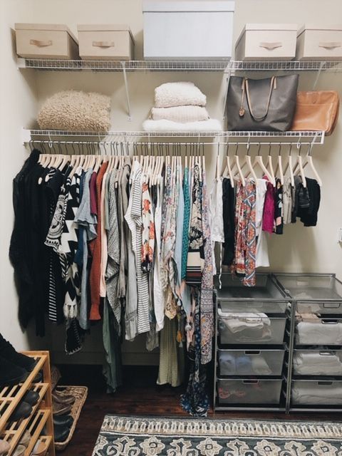How To Create The Perfectly Organized Closet — She Gave It A Go - How To Create The Perfectly Organized Closet — She Gave It A Go -   15 diy Apartment closet ideas