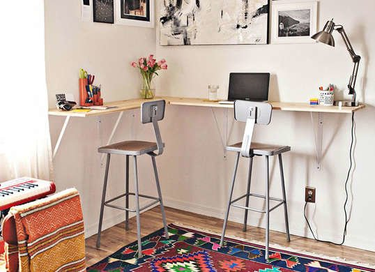 15 Easy Designs for a DIY Desk - 15 Easy Designs for a DIY Desk -   15 diy Apartment desk ideas