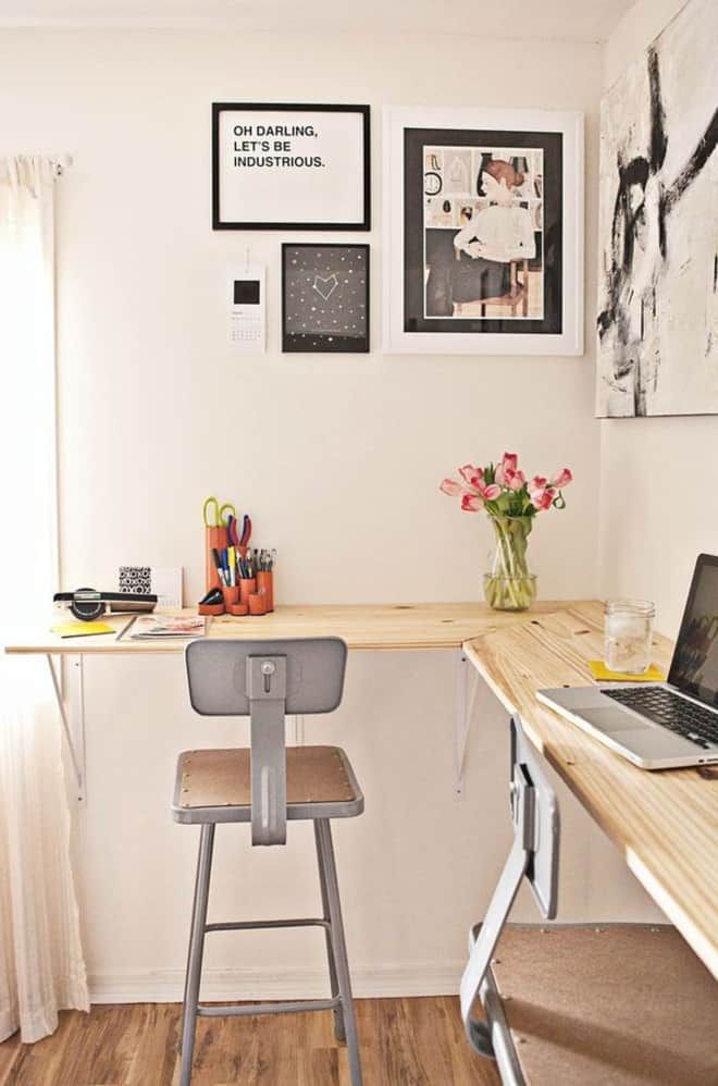 Small Space Powerhouse: The 10 Best Wall-Mounted & Floating Desks - Small Space Powerhouse: The 10 Best Wall-Mounted & Floating Desks -   15 diy Apartment desk ideas
