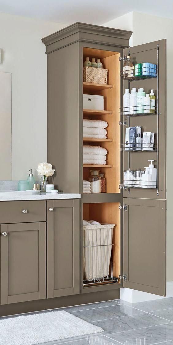Chic and Clever Cabinet Storage Ideas - Chic and Clever Cabinet Storage Ideas -   15 diy Bathroom cabinet ideas