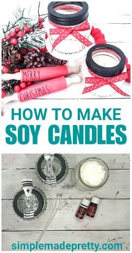 DIY Scented Soy Candles, How to make soy candles - DIY Scented Soy Candles, How to make soy candles -   15 diy Candles step by step ideas