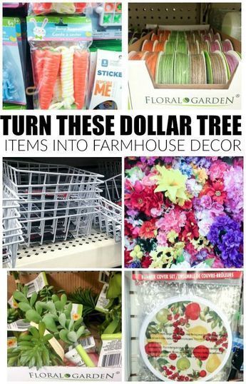 How to Get the Farmhouse Look with Dollar Tree Items - How to Get the Farmhouse Look with Dollar Tree Items -   15 diy Dollar Tree farmhouse ideas