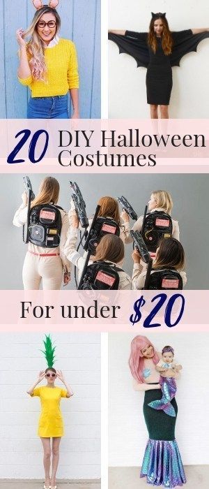20 Easy DIY Halloween Costumes For Less Than $20 - Creative Fashion Blog - 20 Easy DIY Halloween Costumes For Less Than $20 - Creative Fashion Blog -   15 diy Halloween Costumes for work ideas