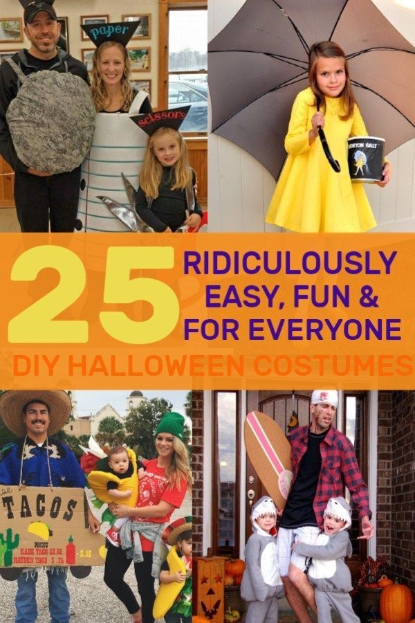 25 Ridiculously Easy and Fun DIY Halloween Costumes for Everyone | - 25 Ridiculously Easy and Fun DIY Halloween Costumes for Everyone | -   15 diy Halloween Costumes for work ideas