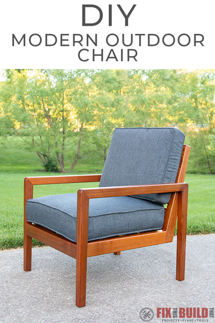 Modern DIY Outdoor Chair from Cedar 2x4s | FixThisBuildThat - Modern DIY Outdoor Chair from Cedar 2x4s | FixThisBuildThat -   15 diy Muebles sillones ideas