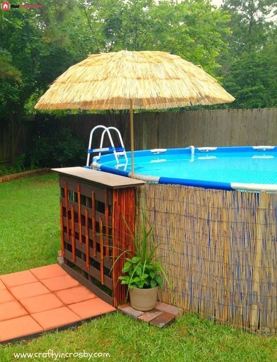 10 IDEAS FOR DESIGNING AN ABOVE GROUND POOL - 10 IDEAS FOR DESIGNING AN ABOVE GROUND POOL -   15 diy Outdoor pool ideas