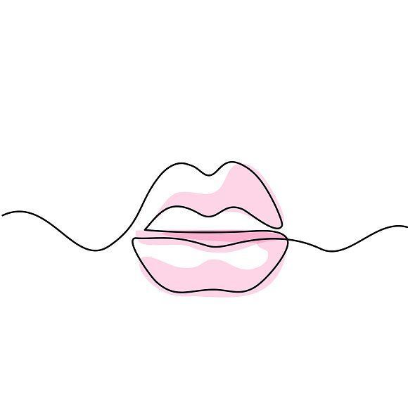 Beautiful Woman lips logo - Beautiful Woman lips logo -   16 beauty Logo lips ideas