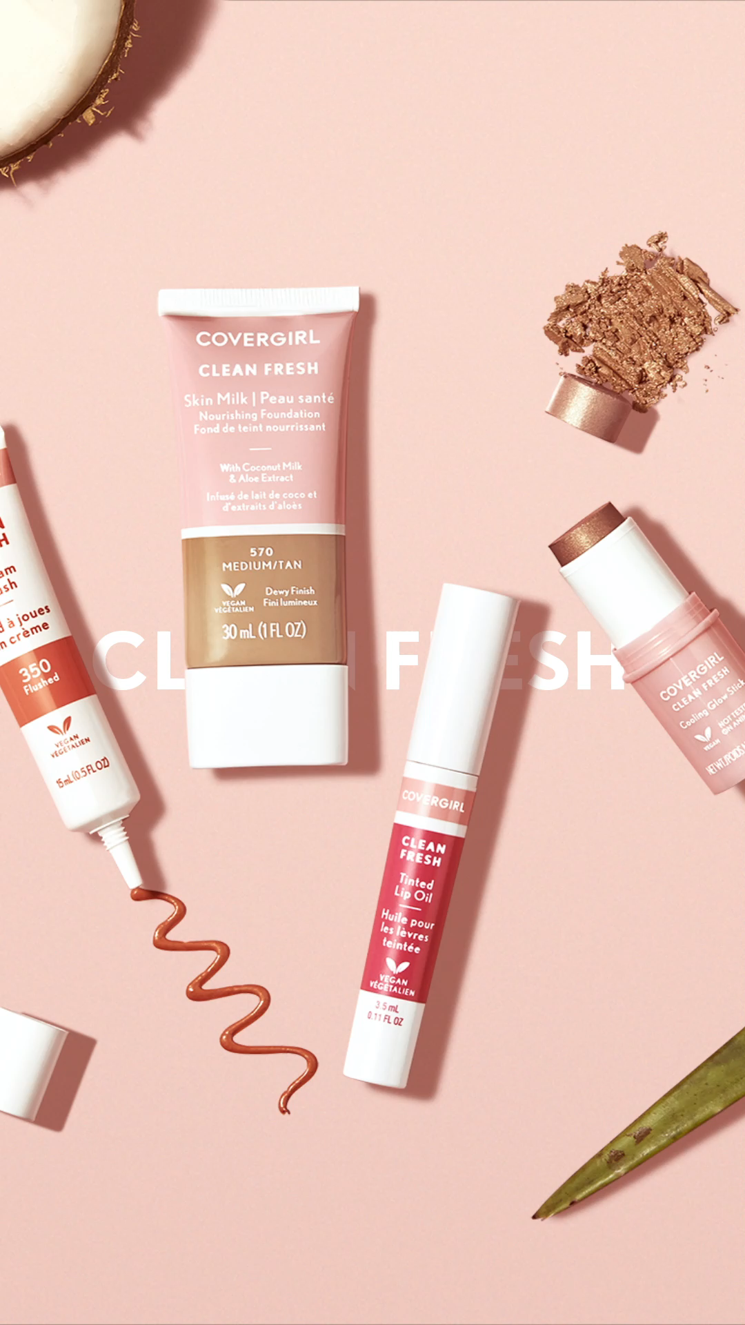 New Clean Fresh Collection By COVERGIRL® For A Fresh, Healthy, Natural Skin - New Clean Fresh Collection By COVERGIRL® For A Fresh, Healthy, Natural Skin -   beauty Products poster