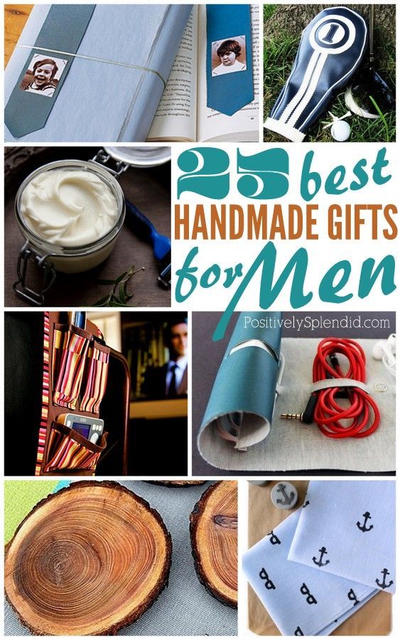 25 Handmade Gifts for Men - 25 Handmade Gifts for Men -   16 diy Crafts for men ideas