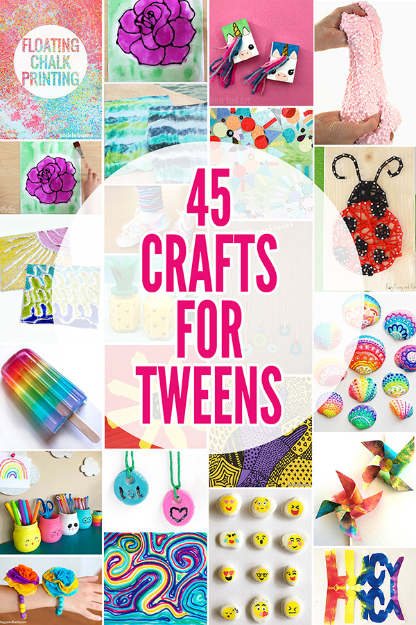45 Fabulously Fun Summer Crafts for Tweens: Ideas for 8-12 Year Olds - 45 Fabulously Fun Summer Crafts for Tweens: Ideas for 8-12 Year Olds -   16 diy Crafts for tweens ideas