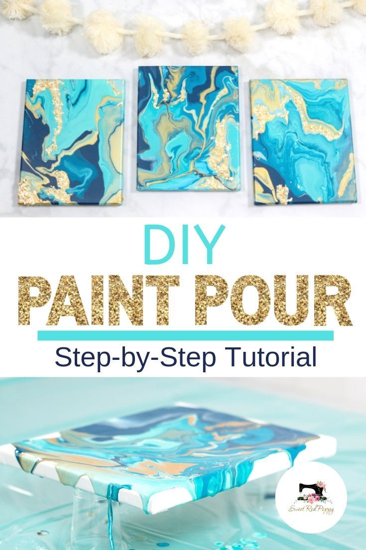 DIY Paint Pour Canvas with JOANN - DIY Paint Pour Canvas with JOANN -   16 diy Easy art ideas