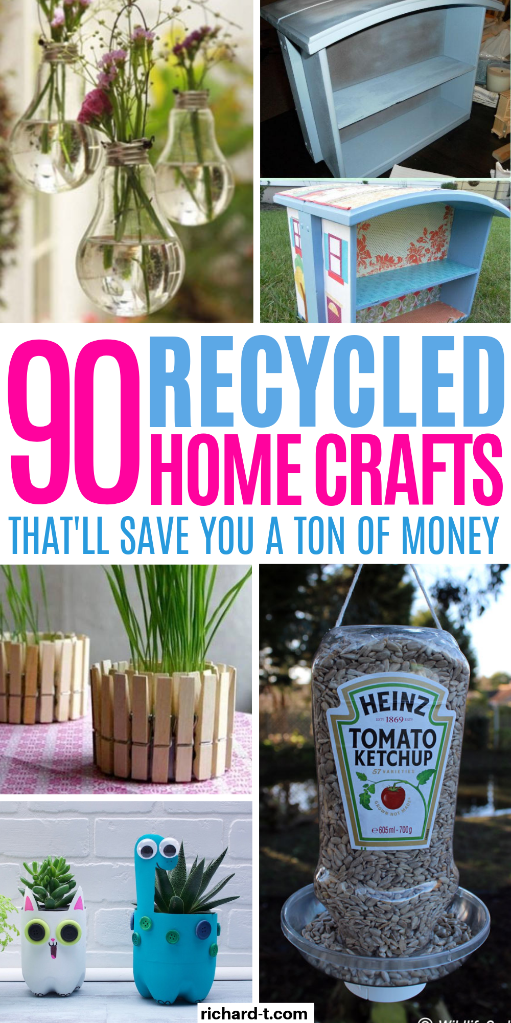 90+ Recycled Projects That'll Actually Transform Your Home - 90+ Recycled Projects That'll Actually Transform Your Home -   16 diy Home Decor recycle ideas