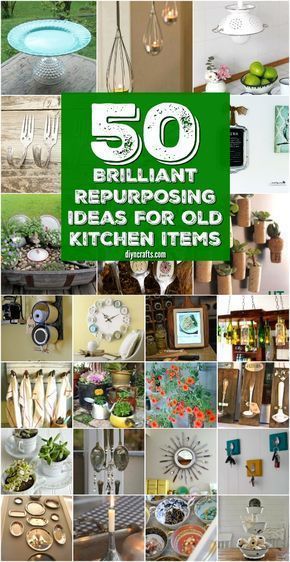 Brilliant ideas for reuse to make exciting new things out of old kitchenware - Brilliant ideas for reuse to make exciting new things out of old kitchenware -   16 diy Home Decor recycle ideas