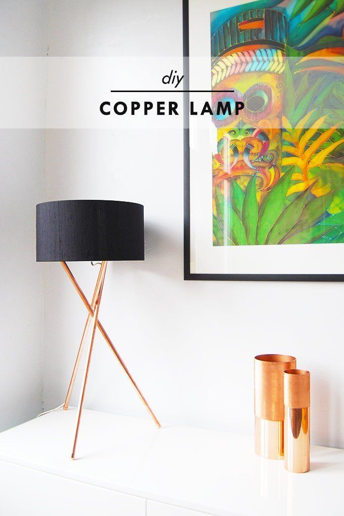 DIY Copper Lamp* - Little House On The Corner - DIY Copper Lamp* - Little House On The Corner -   16 diy Lamp stehlampe ideas