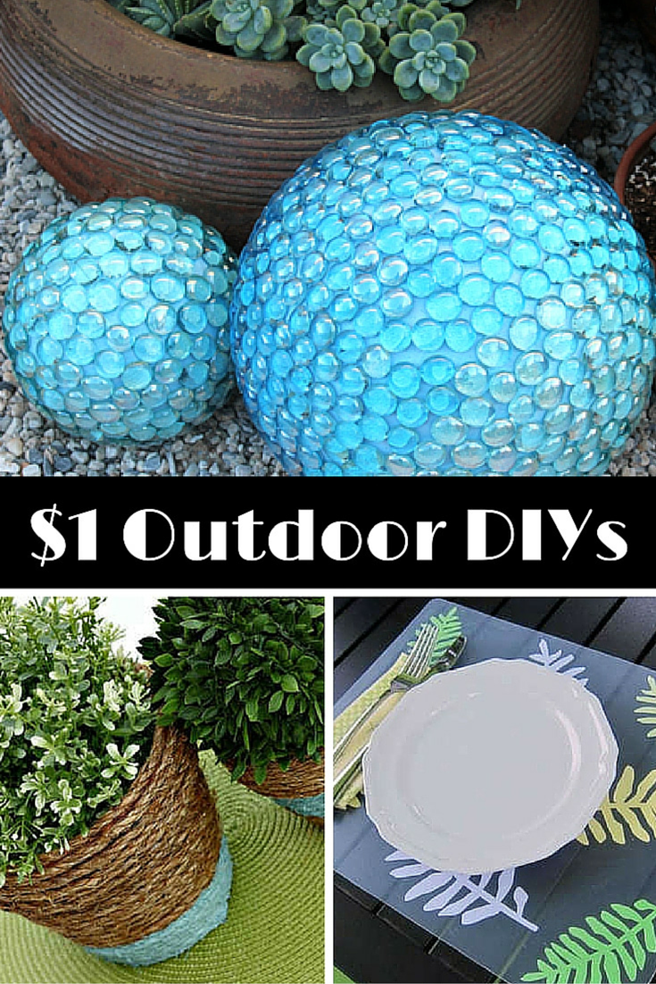 10 Outdoor DIYs You Can Do for a Dollar - 10 Outdoor DIYs You Can Do for a Dollar -   16 diy Outdoor gifts ideas