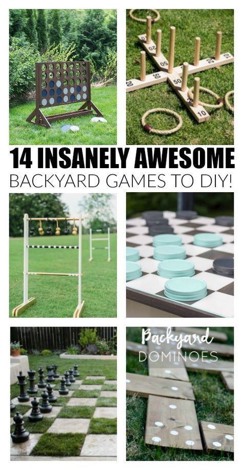 14 Insanely Awesome Backyard Games to DIY Right Now - 14 Insanely Awesome Backyard Games to DIY Right Now -   16 diy Outdoor gifts ideas