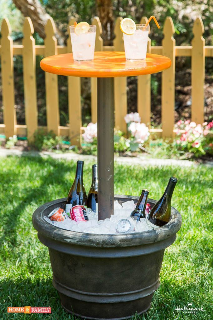 How To - DIY Outdoor Entertainment Table  | Home & Family | Hallmark Channel - How To - DIY Outdoor Entertainment Table  | Home & Family | Hallmark Channel -   16 diy Outdoor gifts ideas