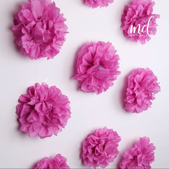 DIY PINK FLOWERS? - DIY PINK FLOWERS? -   16 diy Paper pom poms ideas
