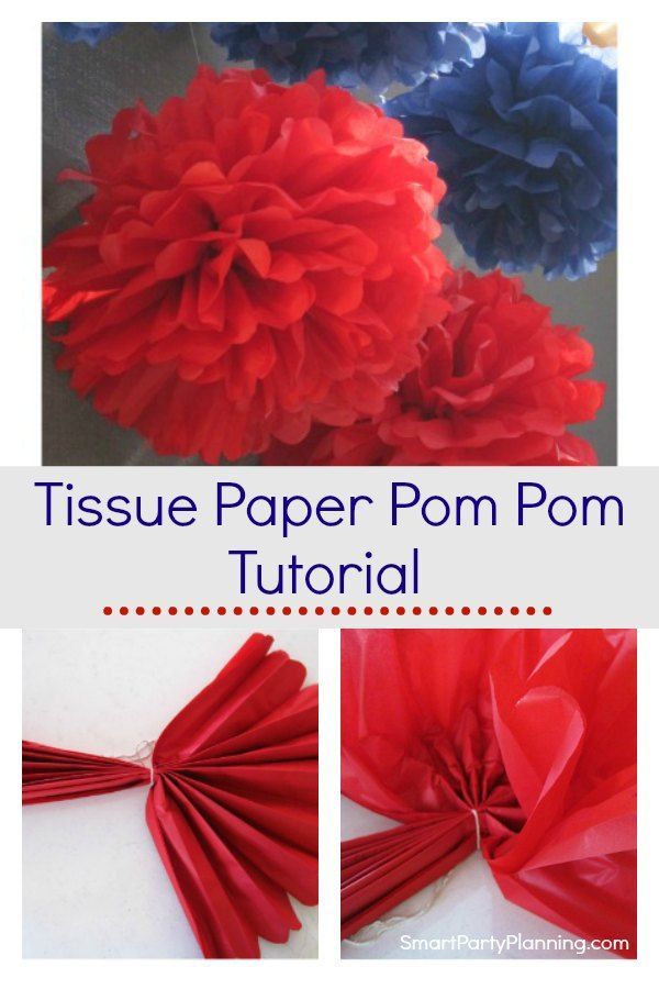 Easy Tissue Paper Pom Pom Tutorial For The Best Party Decor - Easy Tissue Paper Pom Pom Tutorial For The Best Party Decor -   16 diy Paper pom poms ideas