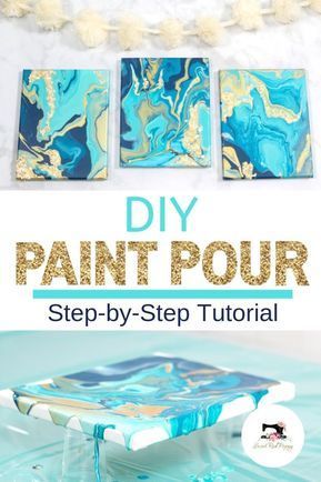 DIY Paint Pour Canvas with JOANN - DIY Paint Pour Canvas with JOANN -   16 diy Projects paint ideas