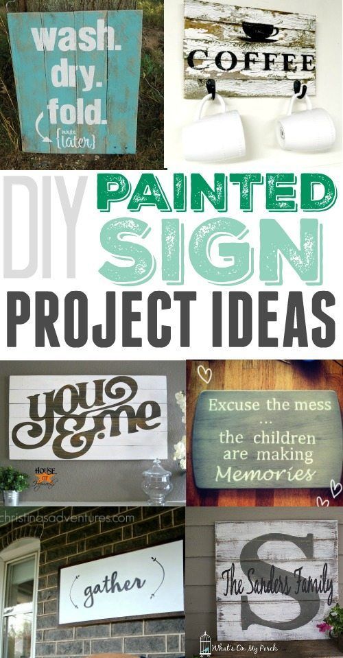 DIY Painted Sign Project Ideas | The Creek Line House - DIY Painted Sign Project Ideas | The Creek Line House -   16 diy Projects paint ideas