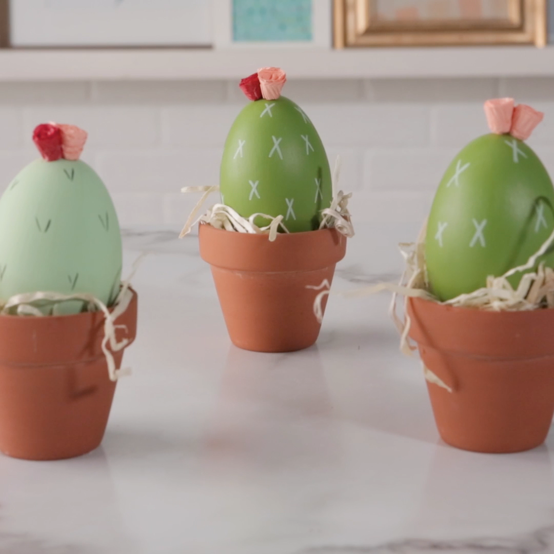 DIY Cactus Easter Eggs - DIY Cactus Easter Eggs -   16 diy Projects paint ideas