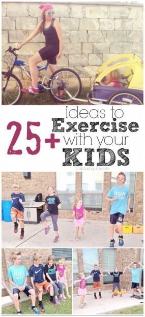 25+ Ideas to Exercise with Kids - 25+ Ideas to Exercise with Kids -   16 fitness fun ideas