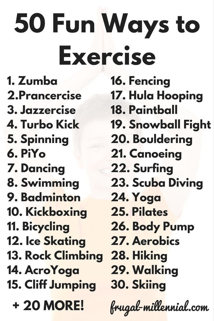 50 Fun Ways to Exercise (For People Who Hate Working Out) - 50 Fun Ways to Exercise (For People Who Hate Working Out) -   16 fitness fun ideas