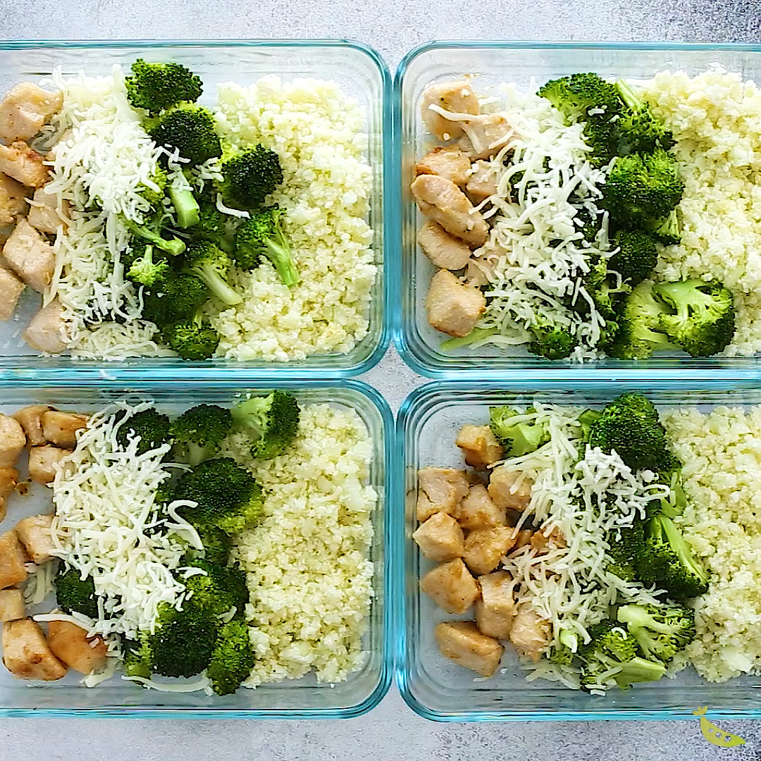 Low Carb Cheesy Chicken and Rice Meal Prep - Low Carb Cheesy Chicken and Rice Meal Prep -   fitness Meals lunch