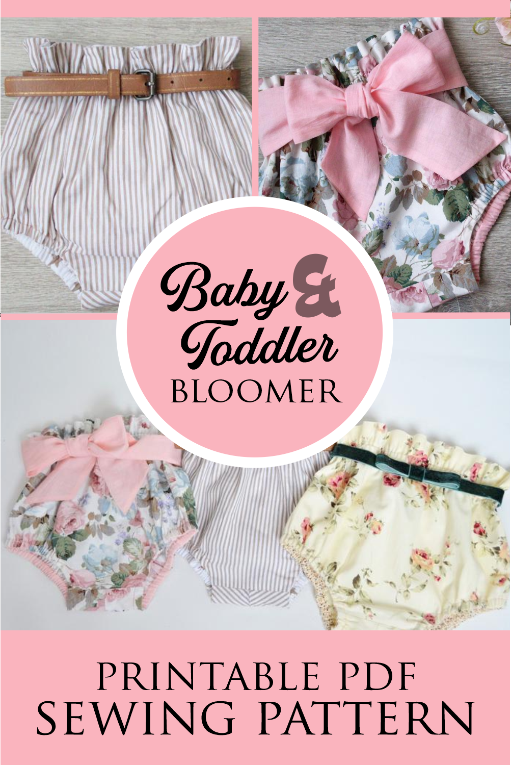 Baby Bloomers Sewing Pattern | DIY Diaper Cover Tutorial - Baby Bloomers Sewing Pattern | DIY Diaper Cover Tutorial -   17 diy Baby sewing ideas