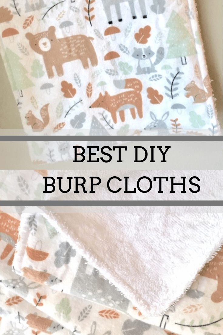 DIY Baby Burp Cloth Tutorial - DIY Baby Burp Cloth Tutorial -   17 diy Baby sewing ideas