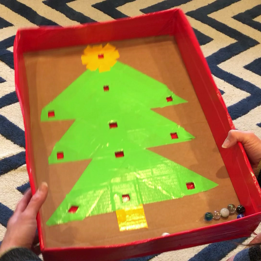 Homemade Marble Game for Kids- Christmas theme! - Homemade Marble Game for Kids- Christmas theme! -   17 diy Christmas games ideas
