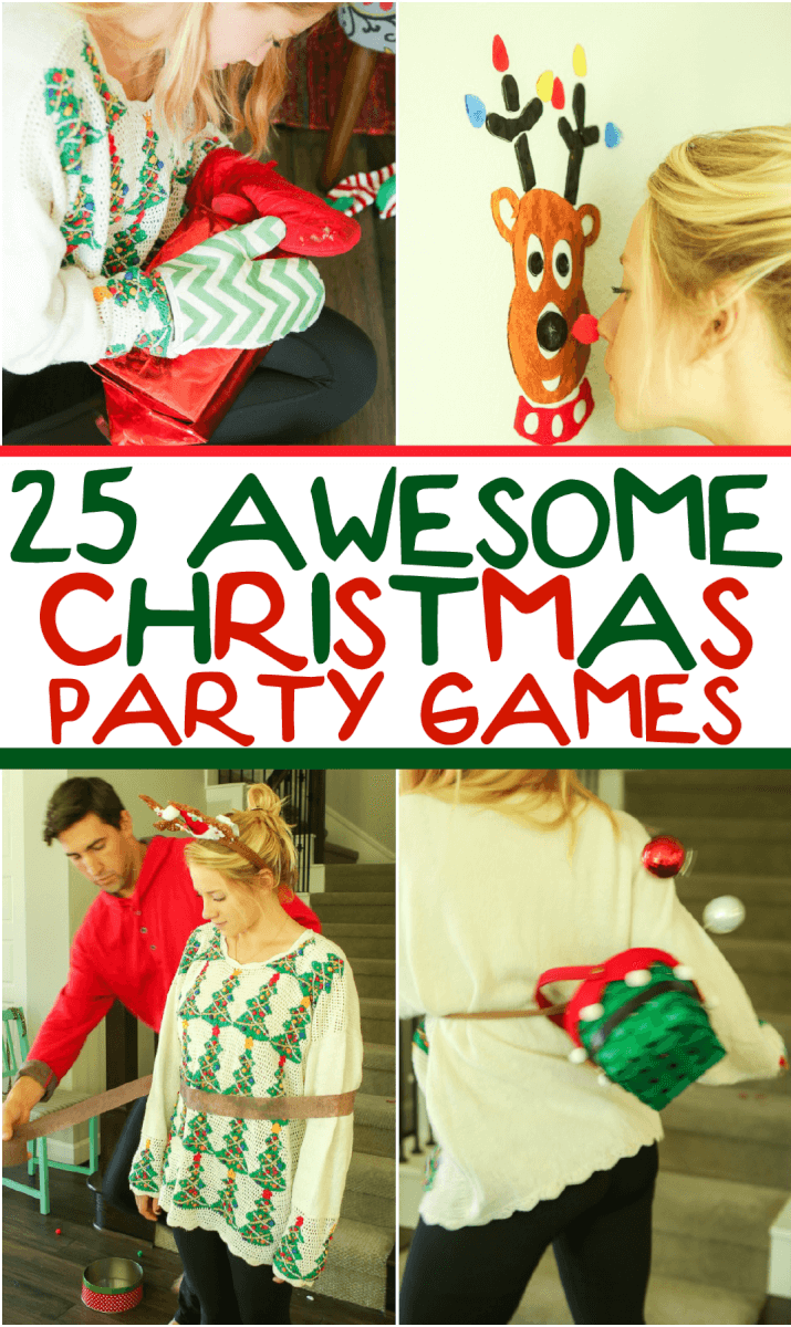 17 diy Christmas games ideas