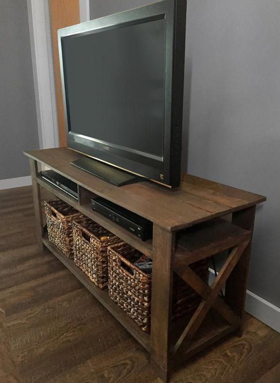 Rustic Pallet TV Stand Plans - Rustic Pallet TV Stand Plans -   17 diy Furniture living room ideas