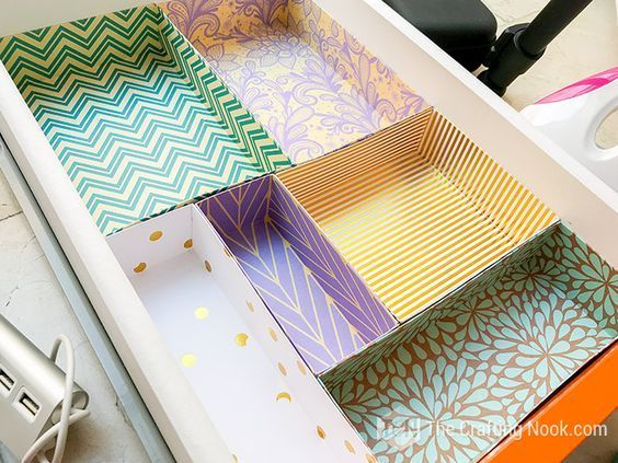 DIY Drawer Dividers for Desk Organizing (+Tips and Tricks) | The Crafting Nook - DIY Drawer Dividers for Desk Organizing (+Tips and Tricks) | The Crafting Nook -   17 diy Organization chambre ideas