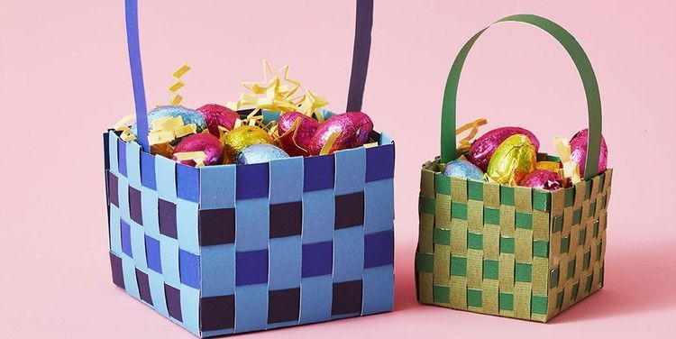 Here's How to Make a DIY Paper Easter Basket in 15 Minutes or Less — Good Housekeeping - Here's How to Make a DIY Paper Easter Basket in 15 Minutes or Less — Good Housekeeping -   17 diy Paper basket ideas