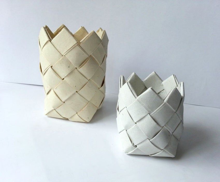 DIY Recycled Paper Baskets - DIY Recycled Paper Baskets -   17 diy Paper basket ideas