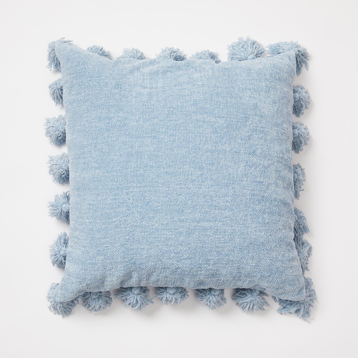 Chenille Knit Tassel Pillow - Chenille Knit Tassel Pillow -   17 diy Pillows blue ideas
