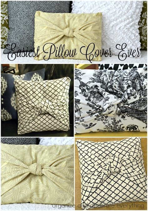 The Easiest Pillow Cover Ever - The Easiest Pillow Cover Ever -   17 diy Pillows decorative ideas
