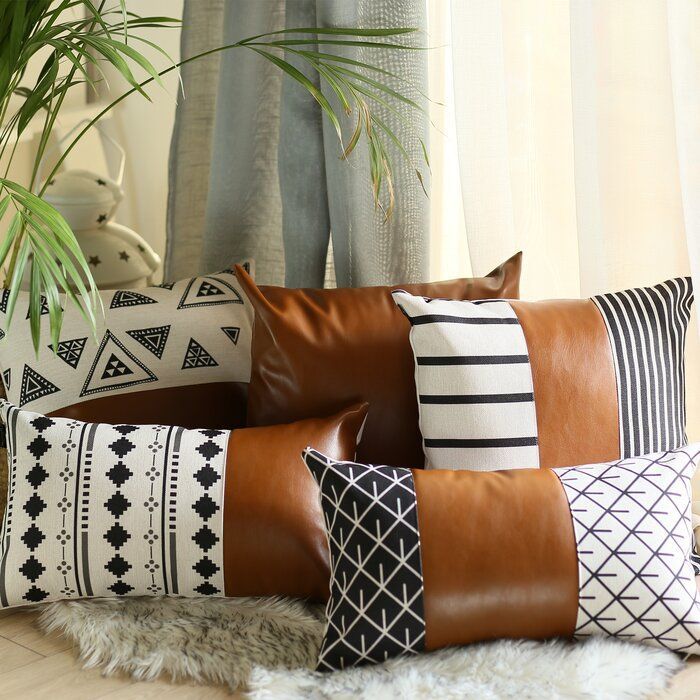 Leer Decorative Geometric Lumbar Pillow Cover - Leer Decorative Geometric Lumbar Pillow Cover -   17 diy Pillows decorative ideas